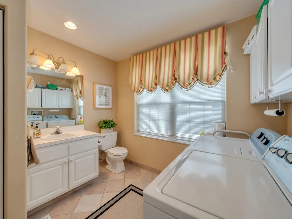 Powder Room with Laundry