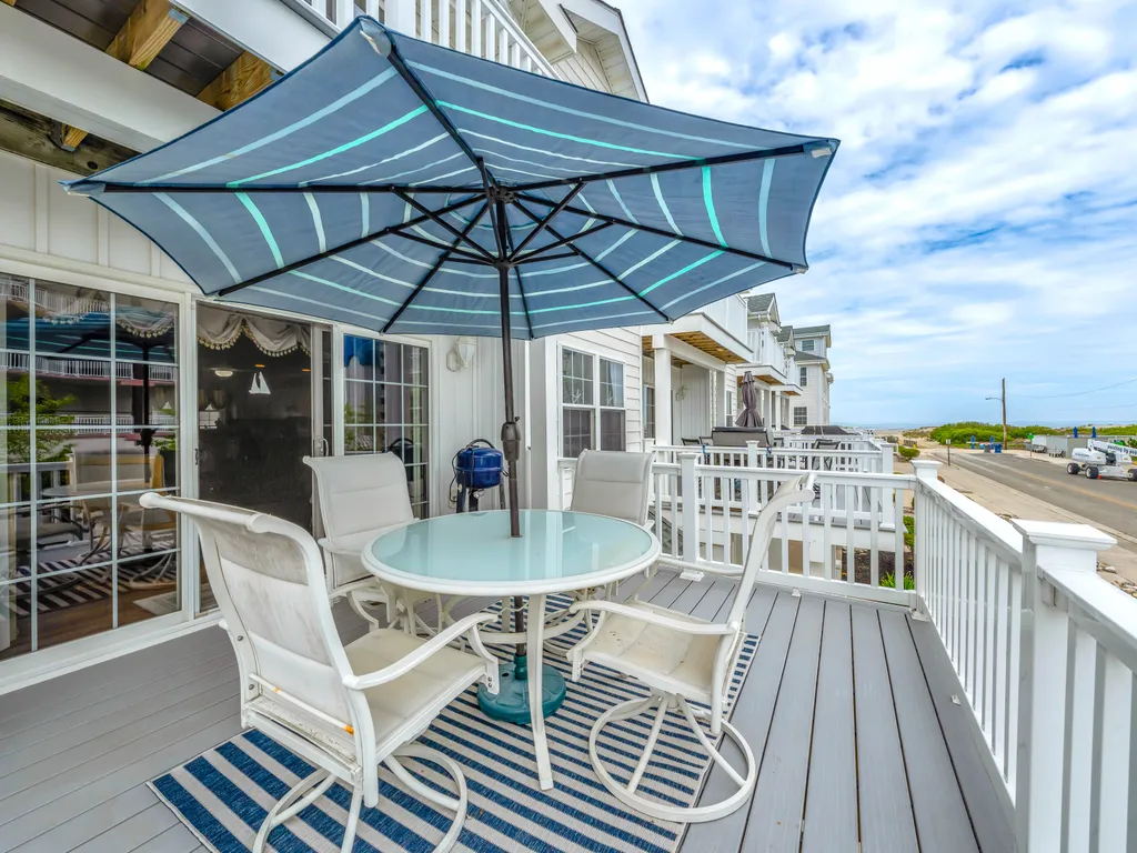 Spacious Main Patio with Ocean Views