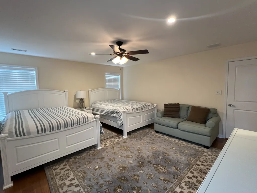second floor bedroom with jack and jill  bath
