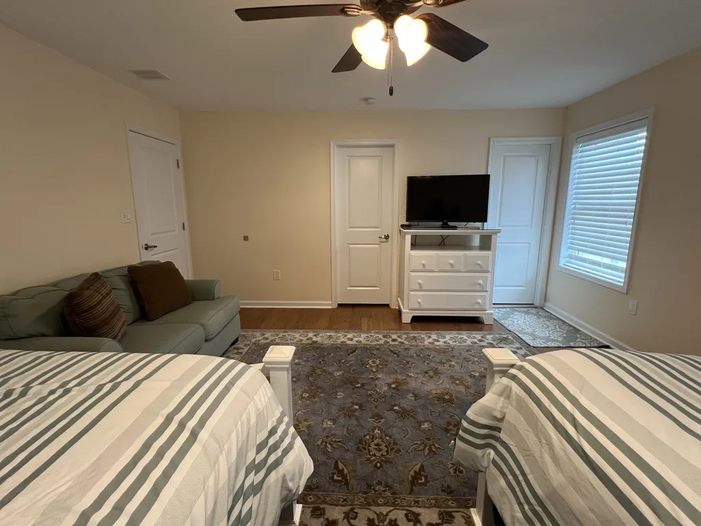 second floor bedroom with jack and jill  bath