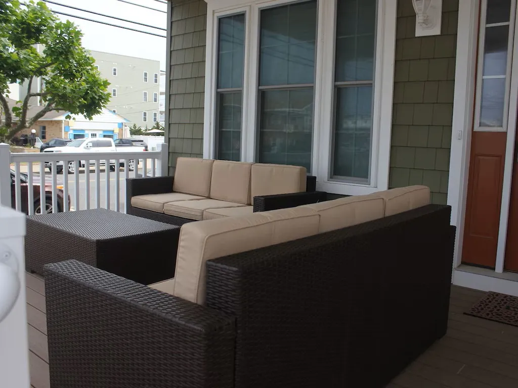First floor deck
