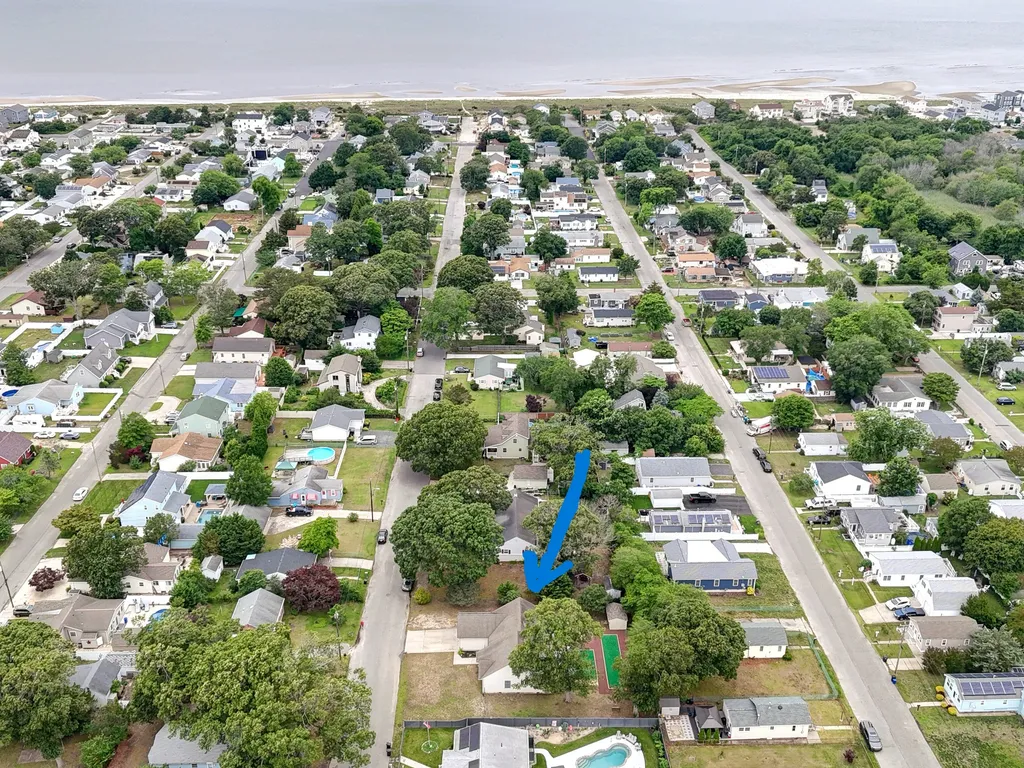 ariel view to bay
