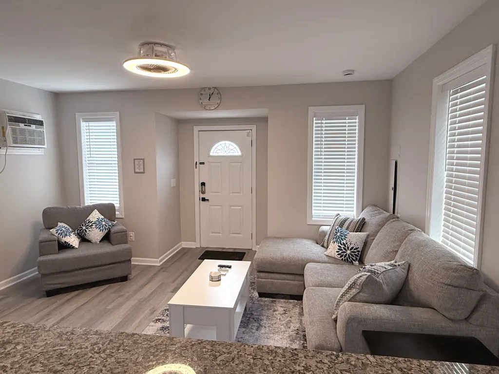 Wall AC in living room and bedrooms
