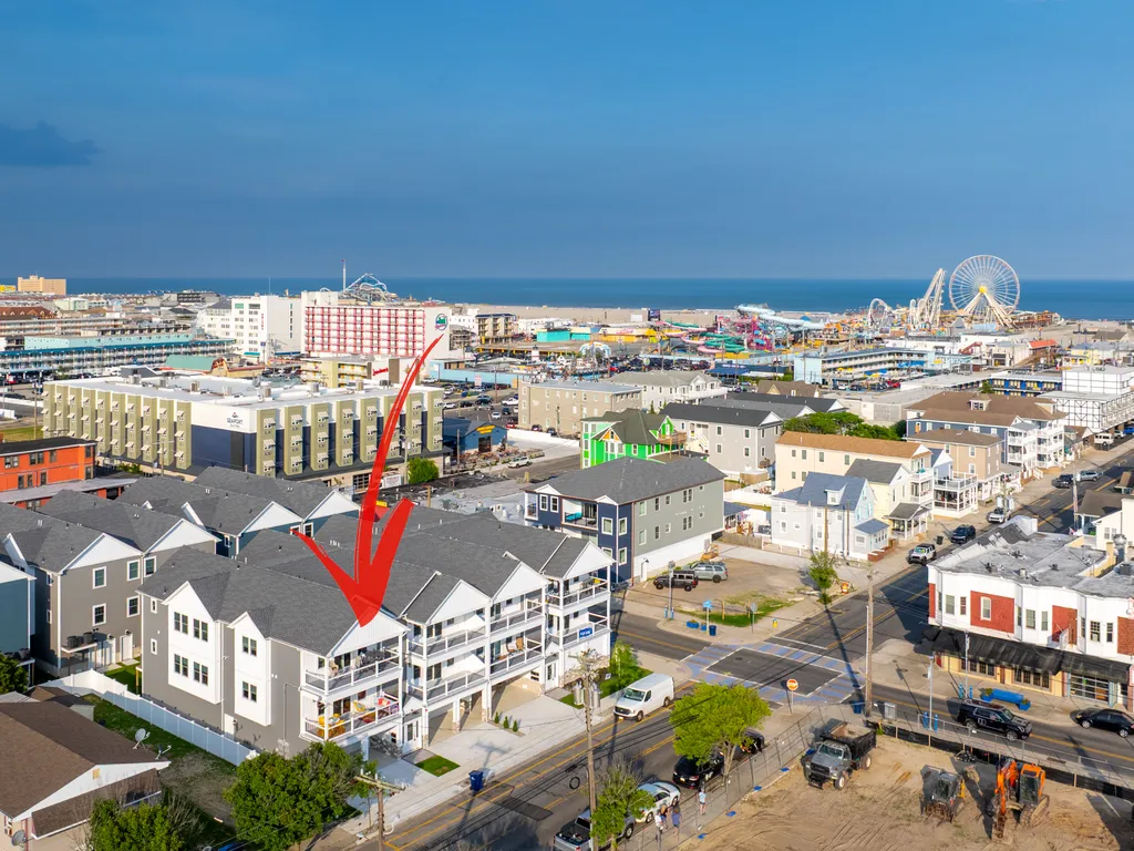 Aerial View -   blocks from boardwalk &amp;amp; beach 