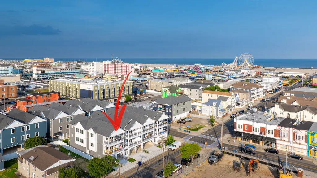 Aerial View -   blocks from boardwalk &amp;amp; beach 