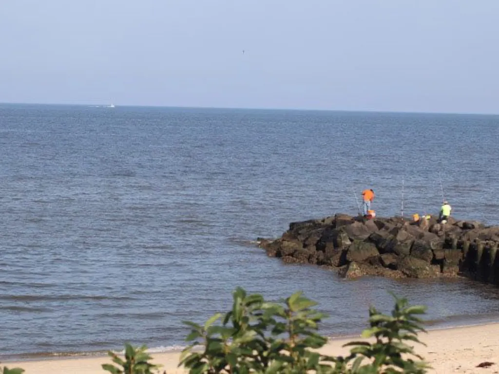 Fishing on the pier