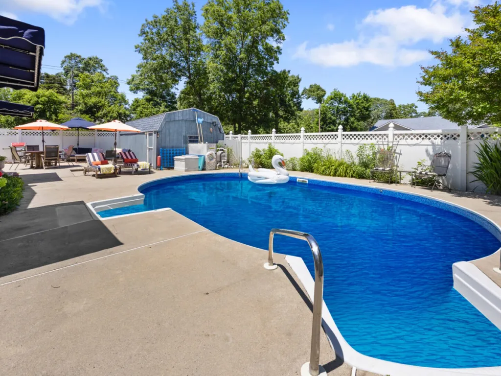 30 foot in-ground salt water pool