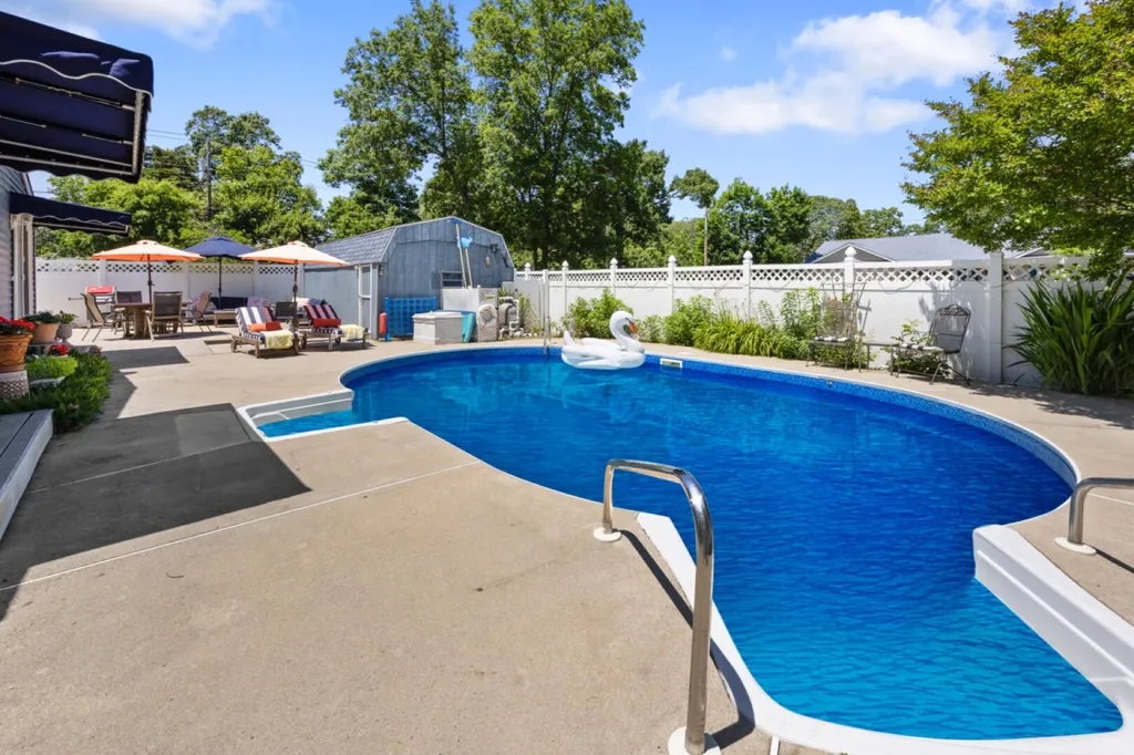 30 foot in-ground salt water pool
