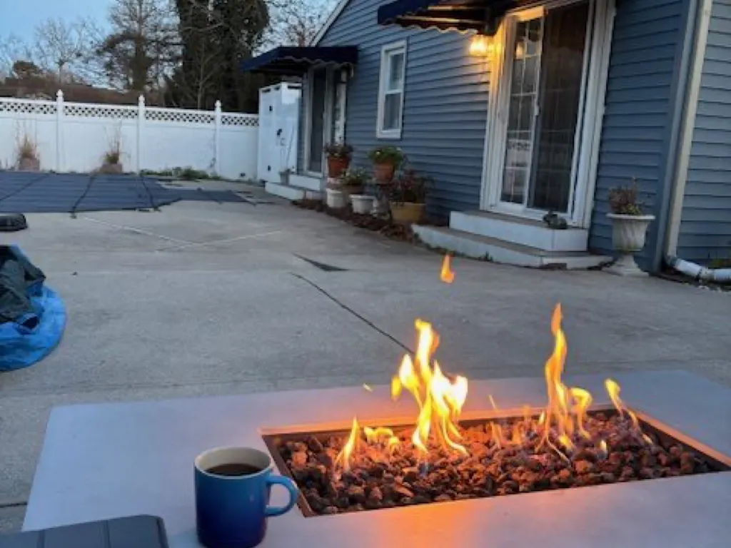 Toast marshmallows or warm a chilly evening