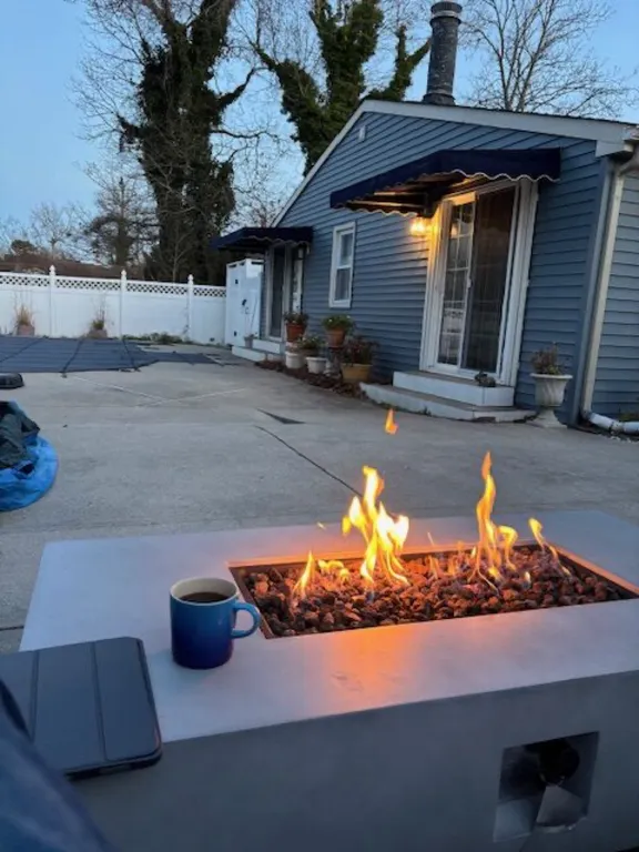 Toast marshmallows or warm a chilly evening
