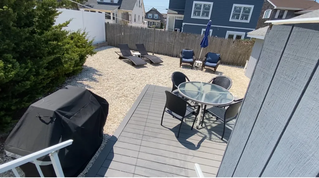 Large backyard