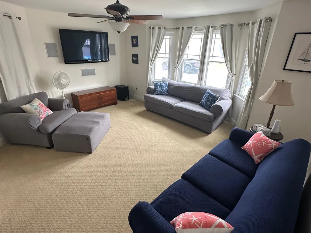 Family Room with large TV