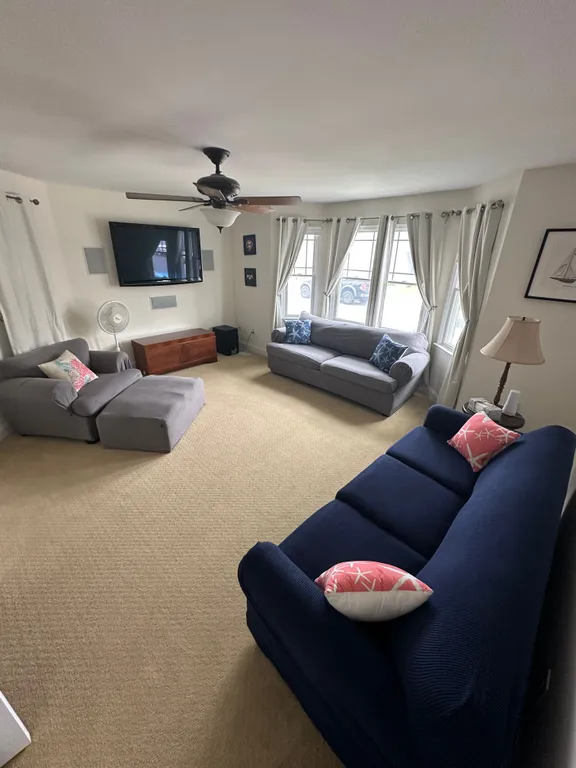 Family Room with large TV