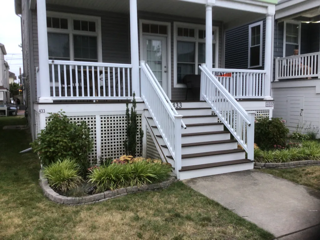 Front of house with a porch.
