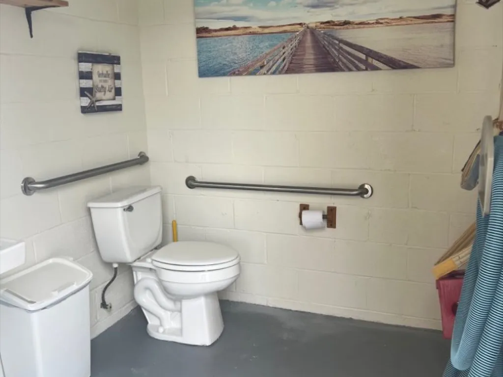 Pool Side Bathroom