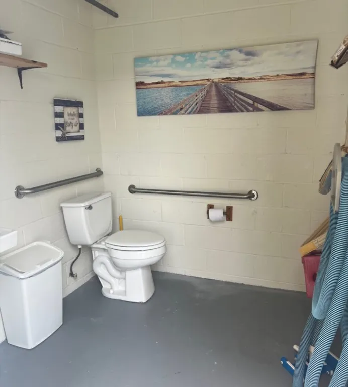 Pool Side Bathroom