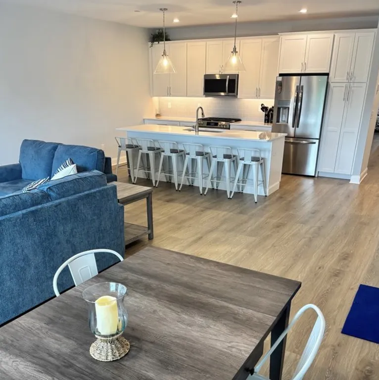 Open Concept Living Room and Dining