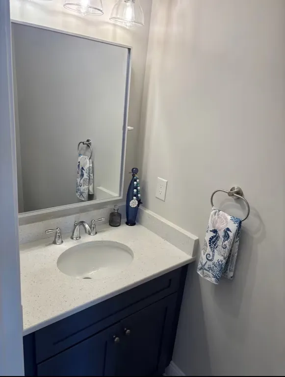 1/2 Bath off main living space