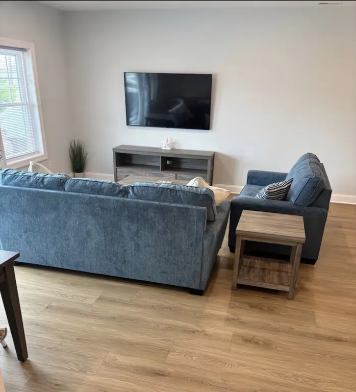 65 Inch smart tv with queen pull out bed