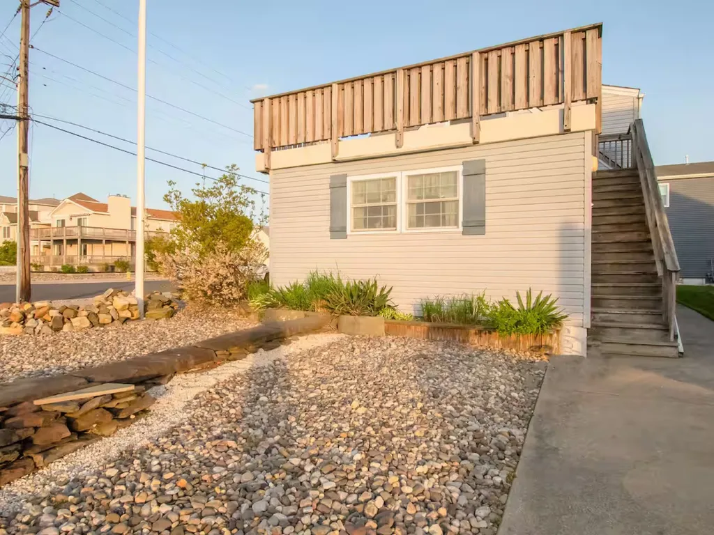 The stairs to the apartment are adjacent to off-street parking that accommodates two cars. A Boat may be parked in the driveway. Please do not block the sidewalk. You may be ticketed!