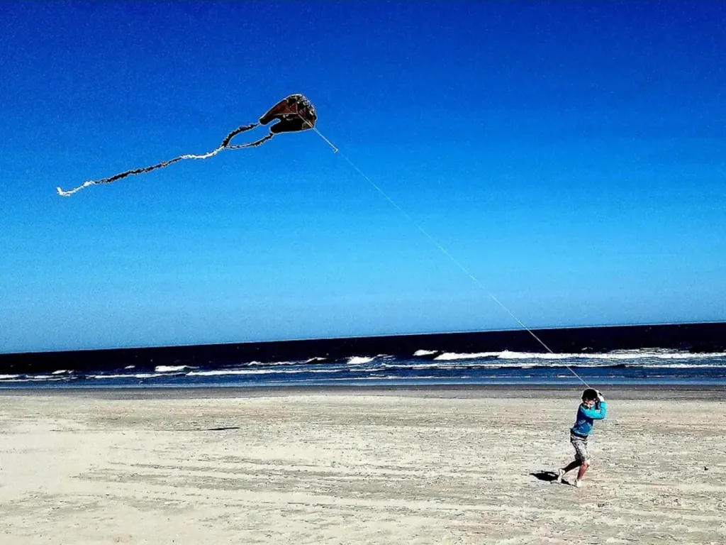 Brigantine Beach a great place to go fly a kite!
