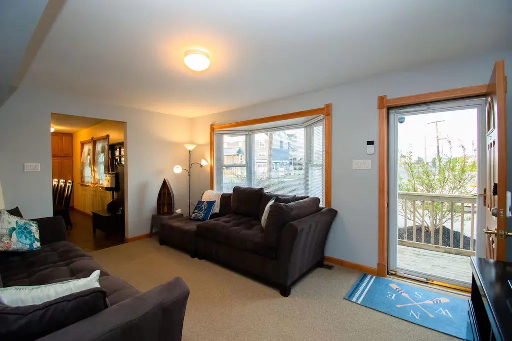 The Living Room bay window allows for an expanded view of the outdoors and brings an abundance of sunlight into the room.