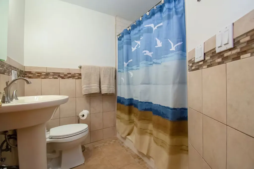 First Floor Bathroom with walk in stall shower