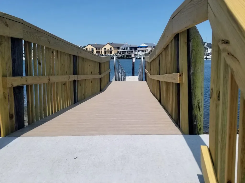 Boat ramp across the street