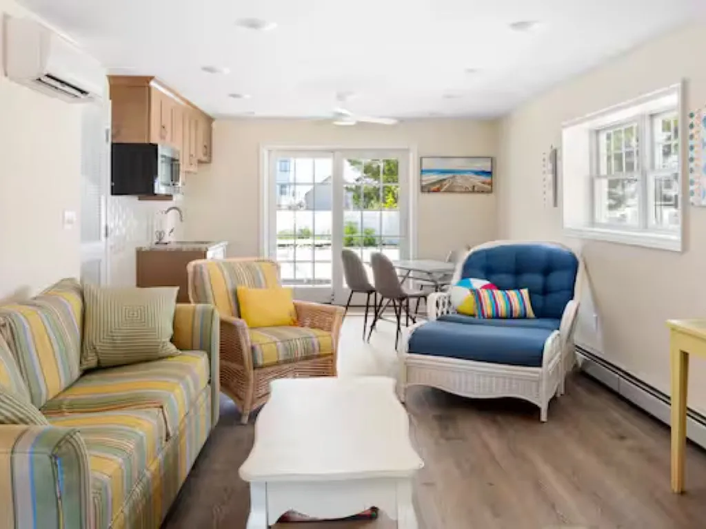 Ground Floor living area with pull out couch