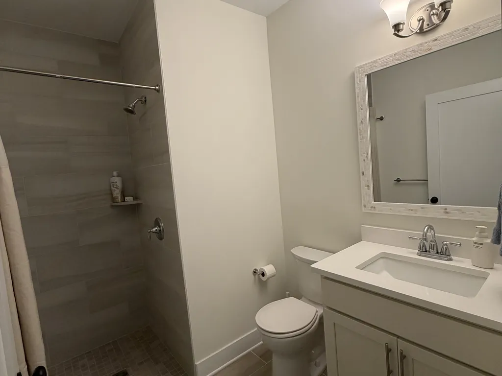 Hallway bathroom