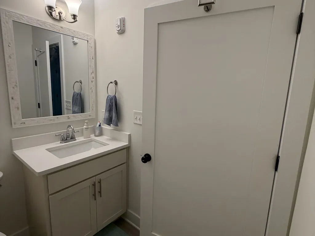 Hallway bathroom