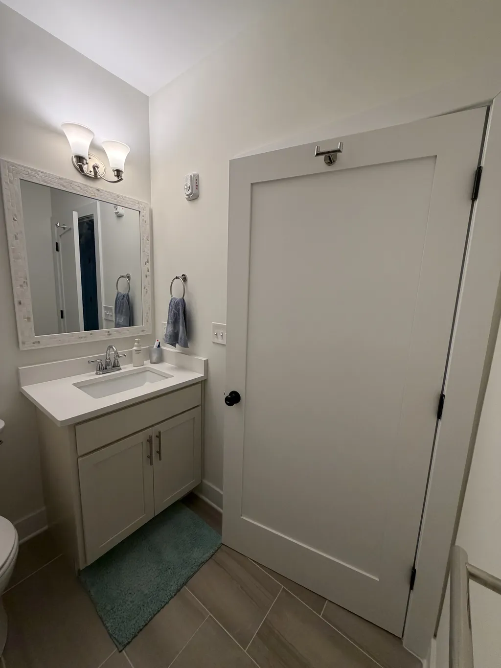 Hallway bathroom