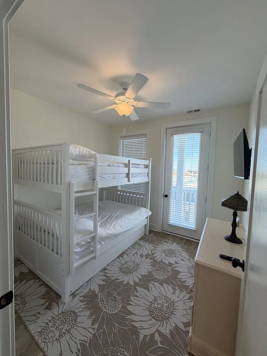 Bunk bedroom with trundle bed