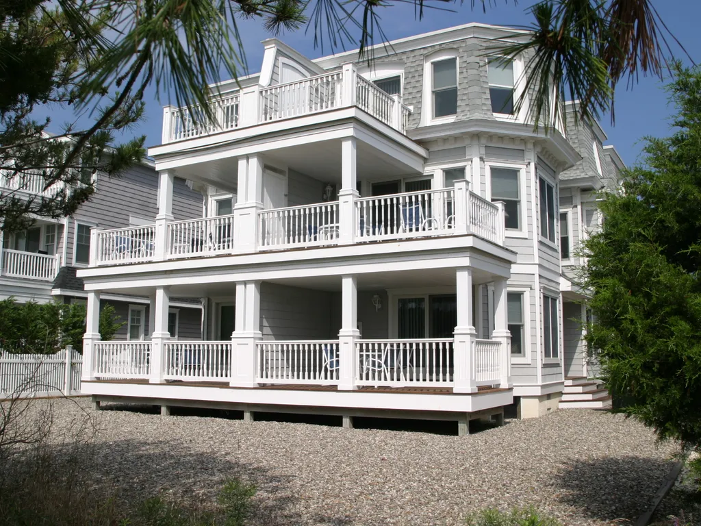 View of homes from boardwalk