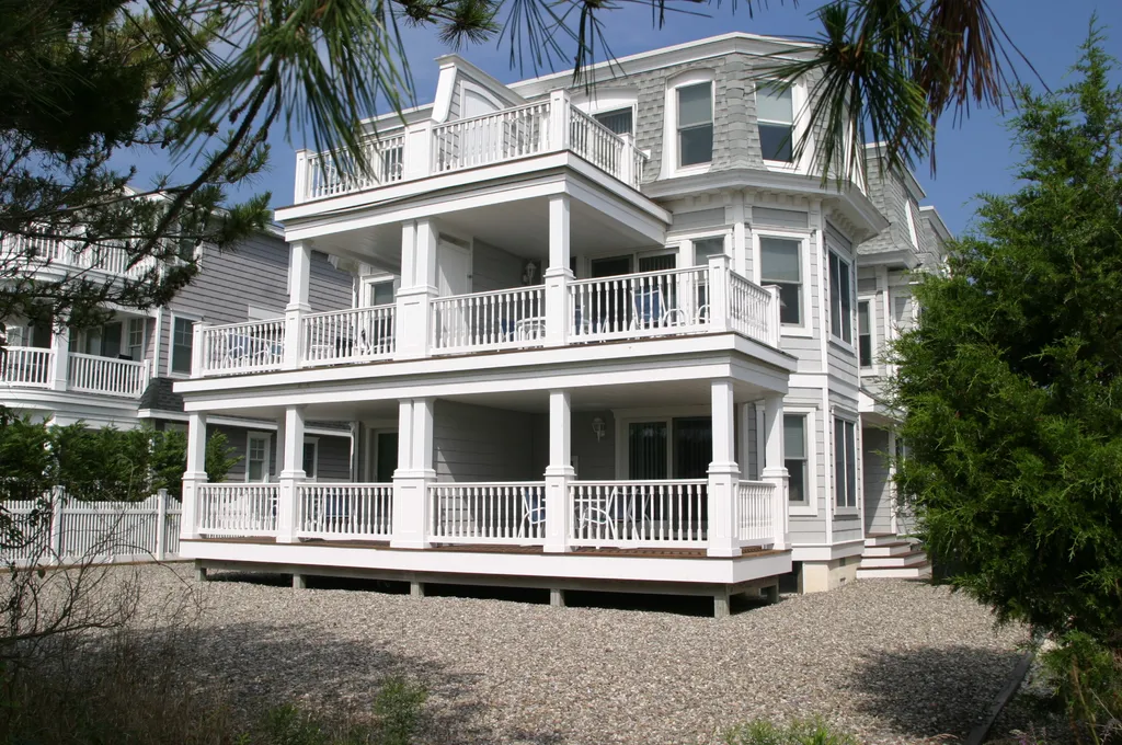 View of homes from boardwalk