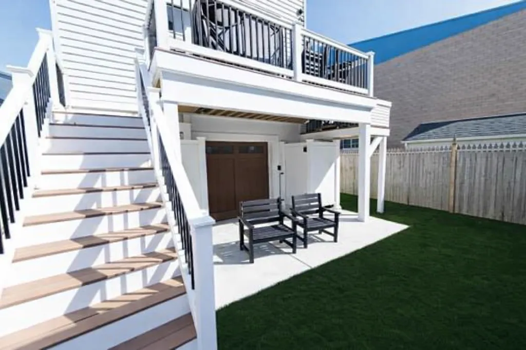 Enjoy the outdoors with this outdoor seating.