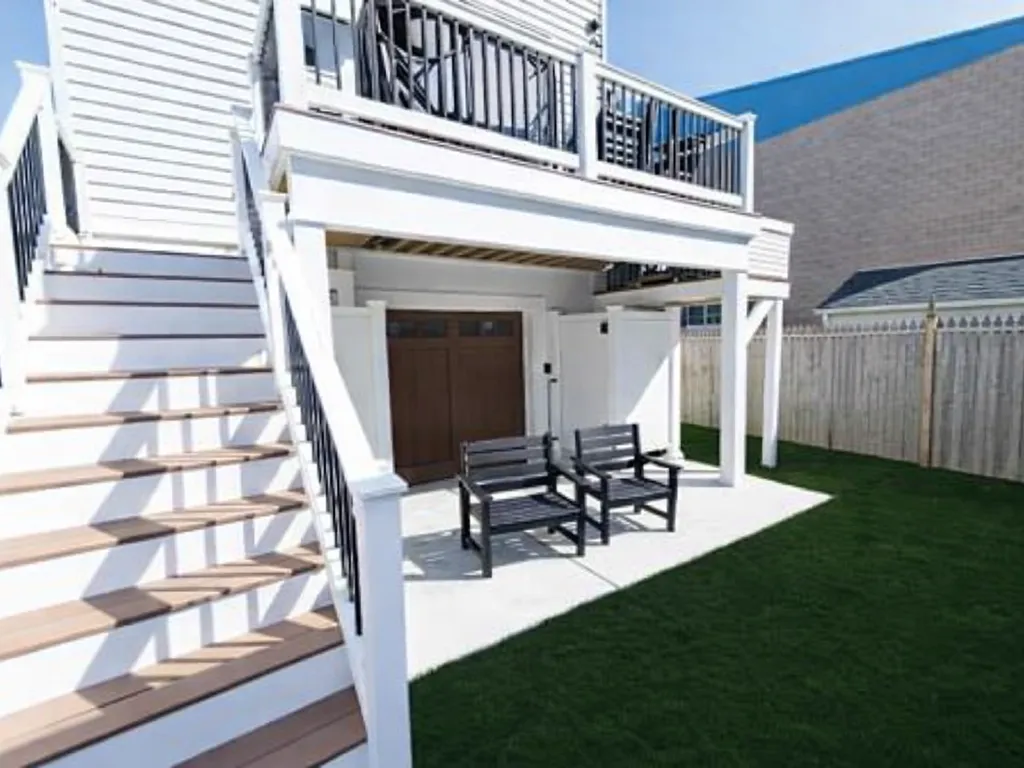 Enjoy the outdoors with this outdoor seating.