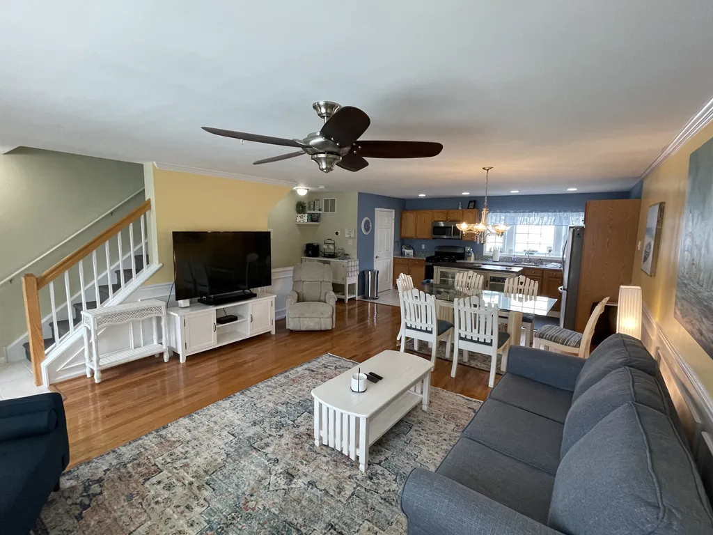Living Room with view of Kitchen