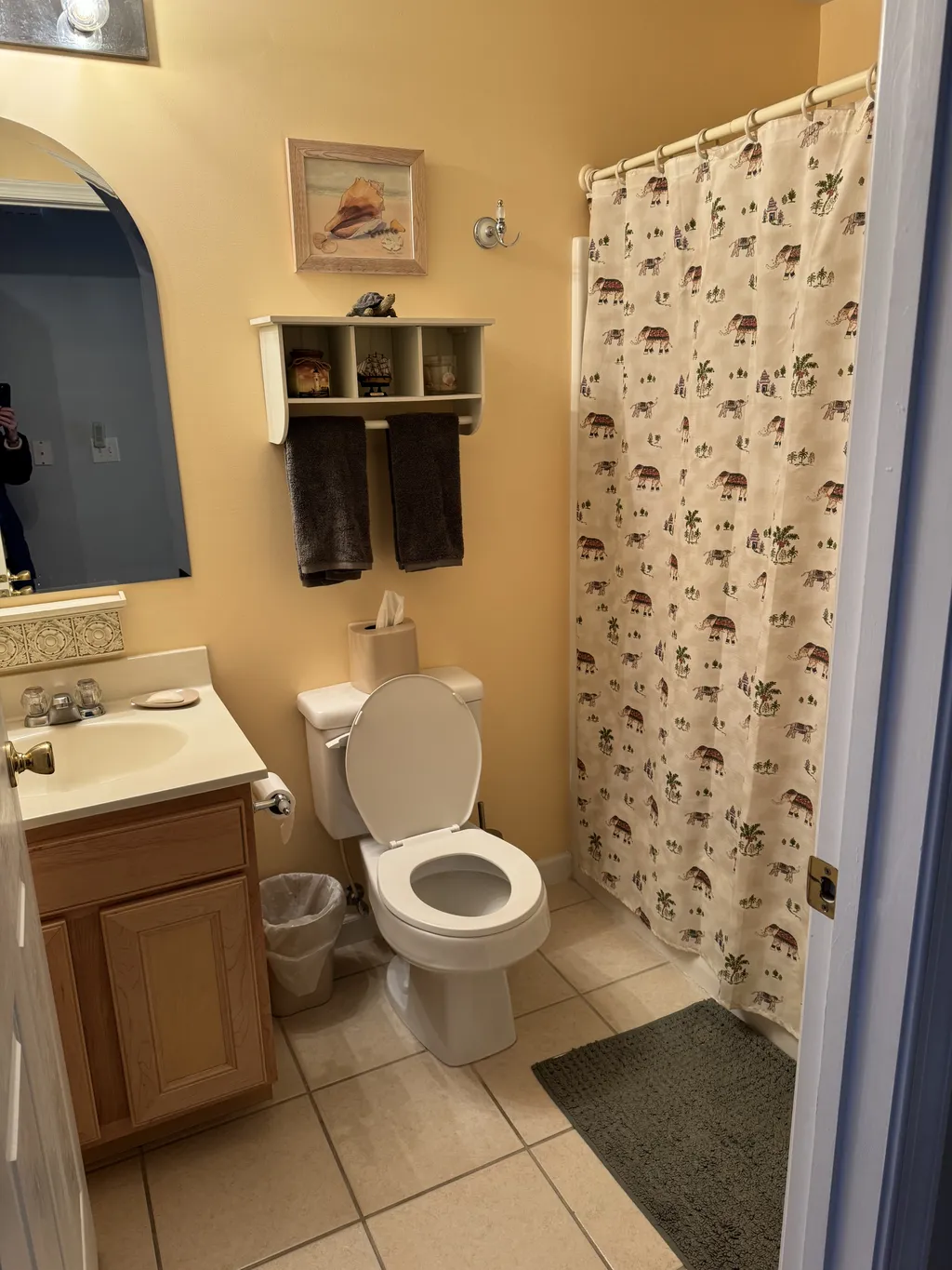 Full Hall Bathroom with Shower/Tub Combo