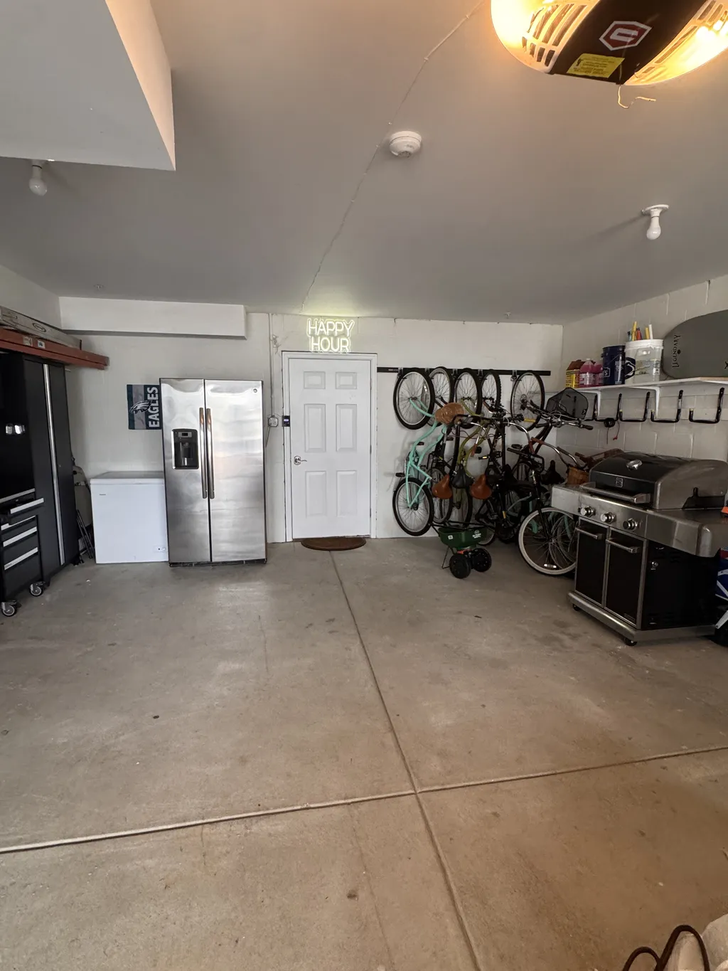 One car only in the garage