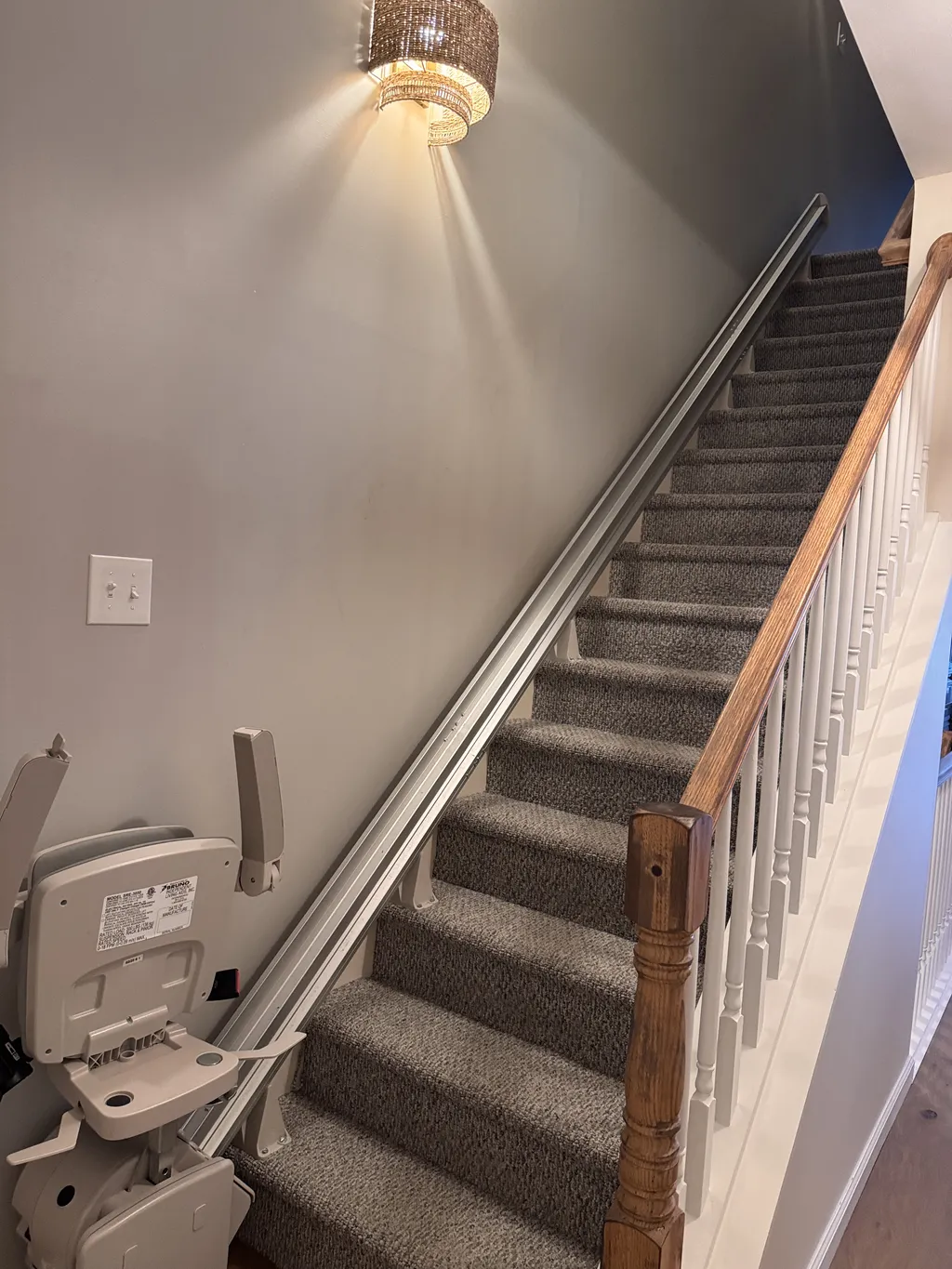 Chair lift to the main level