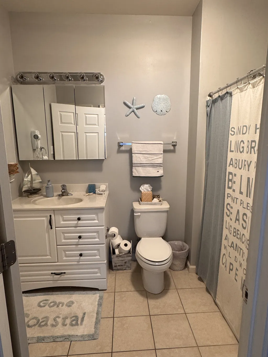 Full Bath on main level for bedroom #4 and main level guests