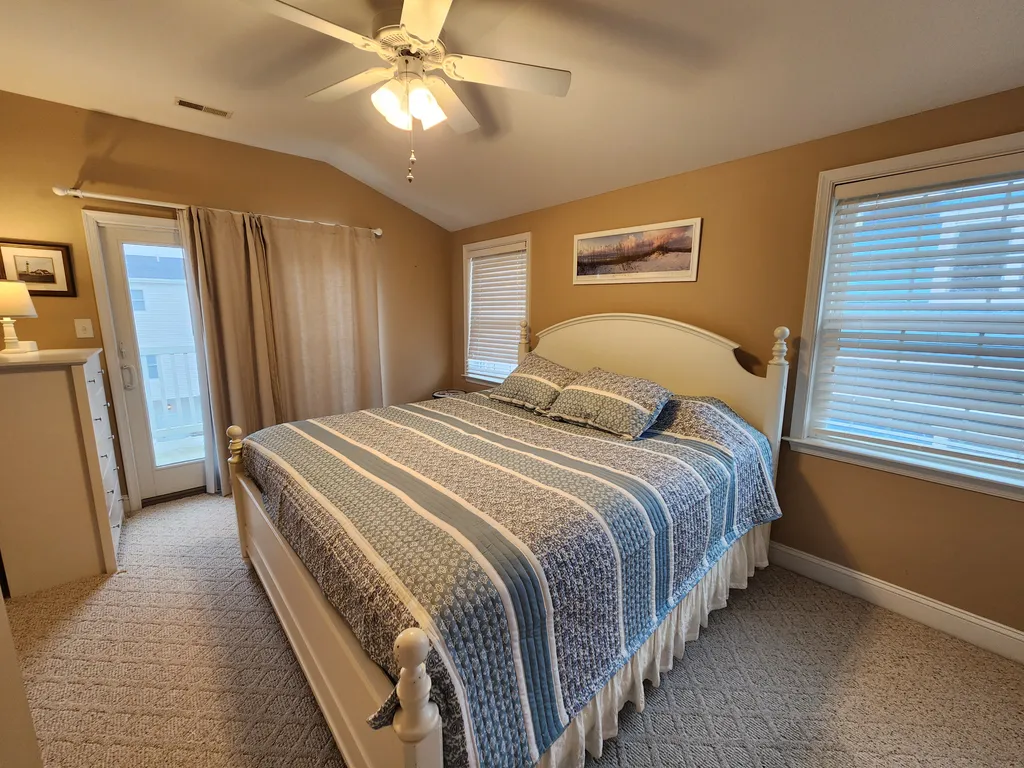 3rd Floor - King bed, Ensuite Bath, and private deck
