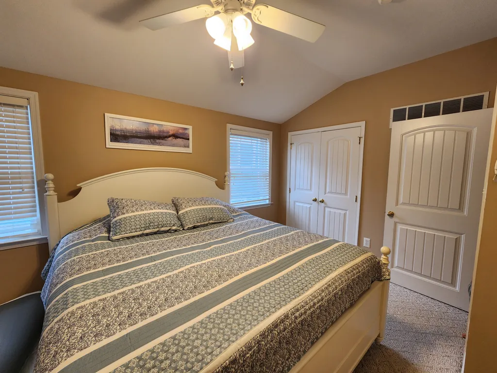 3rd Floor - King bed, Ensuite Bath, and private deck