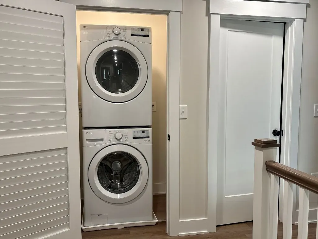 Washer and Dryer on 2nd Level