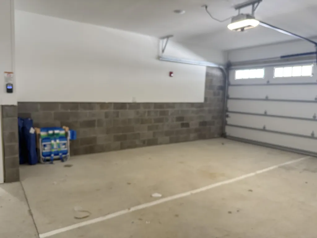 Garage Space with beach chairs