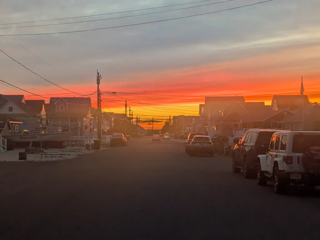 Street view towards the bay