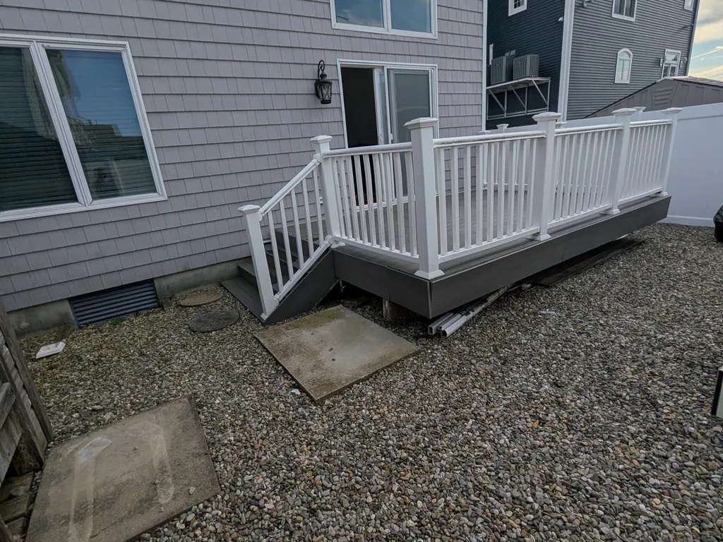 Back Deck (will have natural gas grill and outdoor dining table)