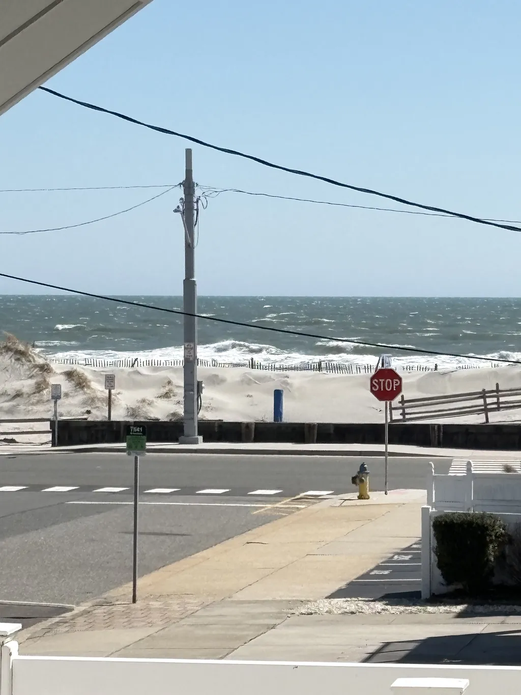 View from deck