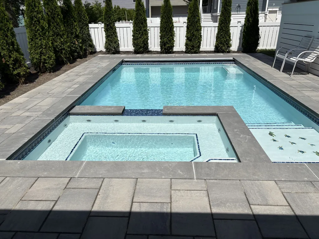 Hot tub and pool